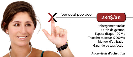 Forfaits de base pour votre site internet